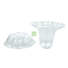 에코바이브 원형빙수 뚜껑컵세트 빙수포장