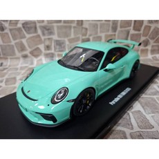 GT SPIRIT GT550 Porsche 911 (991.2) GT3 2018 薄荷綠 模型, 1個