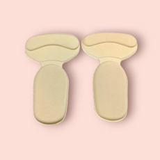 구두 뒤꿈치 보호패드 T자형 까짐방지 베이지 1쌍