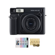 인스탁스 와이드400 즉석카메라+사은품, 1개, 젯블랙, WIDE400