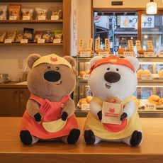 고로케가게 코커짱 쿼카 동물인형, 1개, 브라운, 27cm