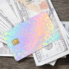 패턴 은행 신용카드 버스 패스 스티커 장식 방수 카드, 1. 18x13.5CM, A. z1