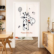 가림막 강아지 그림 주방 가림막천 고래