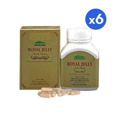 [호주영양제직구+무료배송]NATURES QUEEN 네이쳐스퀸 로얄젤리 파우더 캡슐 900mg, 6개, 180정