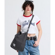 [마크니] POLKA DOT ECO CROSS BAG BLACK