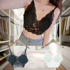 레이스 브라캡나시 민소매나시 크롭끈나시 이너나시 여성민소매 크롭나시탑 브라나시탑