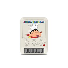 짱구스톱워치 공부타이머 드레텍콜라보, 1개, 흰둥이와짱구