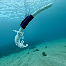 潛鯨 呼吸管浮力套組 潛水自由潛水水肺適用 提升水中呼吸舒適度, 黑黃