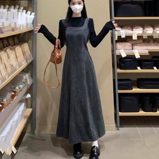 여성투피스 여성세트 맨투맨 티 + 나시원피스 블라우스 여성원피스 LQW26012189 50