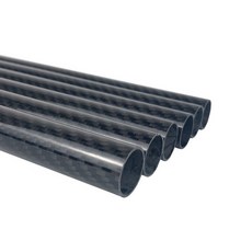 2Pcs 3k 전체 탄소 섬유 튜브 능 직물 광택 하드 파이프 길이 500mm 직경 5mm ~ 30mm RC 비행기 드론 부품, 18 23x21x500mm  2PCS