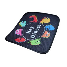 雪倫小舖 汽車座墊 涼感椅墊 透氣卡通靠背墊, 恐龍家族-1片椅墊, 1個