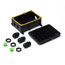 Shine Decor IP67 실외 방수 박스 1IN/2Out 전기 정션 케이블 글랜드 전자 인클로저, Shine Decor IP67 실외 방수 박스, 1IN