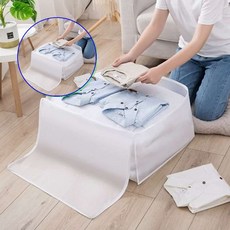 쌍문상회 지금 필요한 의류수납함 수납박스 이불 이불정리박스 부직포 옷 접이식 수납정리함 이불보관함 정리함 31872EA, 정리함 063150DC