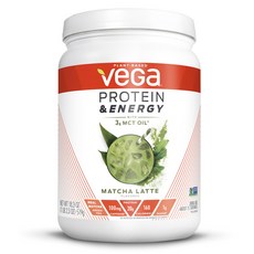 含有 Vega 蛋白質和能量 MCT 油的飲料 3g, 519g, 抹茶拿鐵, 1個