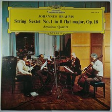 BRAHMS 브람스 현악6중주곡 제1번/ 아마데우스 현악4중주단/ 자켓NM/ 음반좋음NM/ LP 초음파세척
