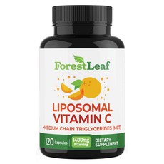 포레스트리프 리포소멀 비타민 C + 미디엄 체인 트리글리세리드 1400mg 캡슐, 1개, 120정