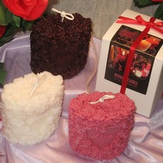 효백 발렌타인데이 로즈 러브 캔들, 화이트, 청실 향