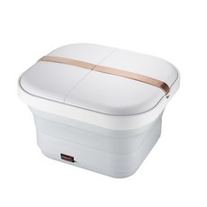 KINYO 氣泡按摩摺疊足浴機 IFM-7001 摺疊泡腳機 泡腳機 陶瓷加熱保溫 氣泡按摩 摺疊足浴機 摺疊保溫泡腳機, 白色