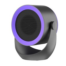 迷你暖風機，輕巧便攜，快速升溫，簡約時尚，暖心呵護, 紫灰色, 獨家款【一秒速熱】過熱保護