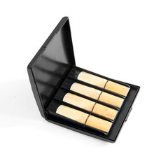 老羊樂器店 ABS材質 薩克斯風/豎笛/黑管 竹片盒 8片裝, 1個, 正常品