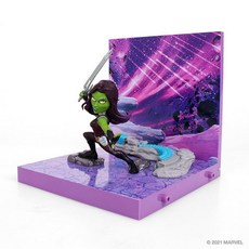 The Loyal Subjects Marvel 마블 Gamora SUPERAMA 멀티 컬러 스탠다드, 가모라