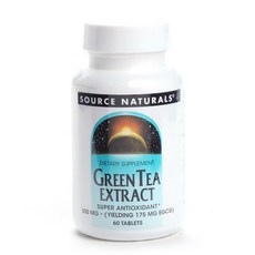 SOURCE NATURALS 綠茶萃取錠 500mg, 60顆, 1罐