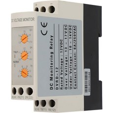 YWBL-WH 전압 모니터링 릴레이 과전압 및 저전압 35MM 레일 13-17V 10-14VDC12V, DC12V