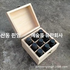 오일 보관 케이스 상자 아로마 보관함 에센셜 수납함 박스보관 보관상자 스탠드 트레이 수납, 1개, 5. 원목 9칸