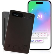 AI 음성 녹음기 케이스 디스플레이 햅틱 기능 탑재 기술로 인식 요약 번역 118개 언어 지원 64GB 저장 용량 강의 회의 통화용 오디오 블랙 색상 249794, AI 음성 녹음기 케이스 디스플레이 햅틱 기능 탑재 기