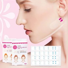 모든 리프팅 테이프 이중 턱 투명 턱살제거 브이라인 밴드 스티커 얼굴형 메이커, 1개