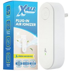 X-All Air Ionizer 미니 공기 청정기 - 침실 가정 사무실용 플러그인 공기 청정기 - 애완 동물 요리 쓰레기 및 연기로부터 공기를 상쾌하게 합니다, 1