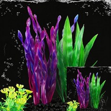 인공 수초 잔디 어항 장식 어항인조수초 구피수초, 1인공수초-연노랑풀, 1개