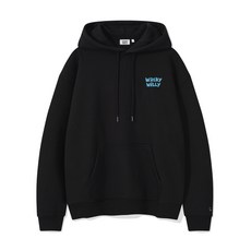 와키윌리 WACKY WILLY 로고 타이포 그래픽 후드 블랙 MG2403HD11BK 217871