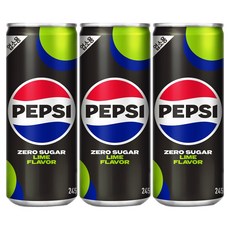 펩시 업소용 콜라 제로슈거 라임향, 245ml, 60개