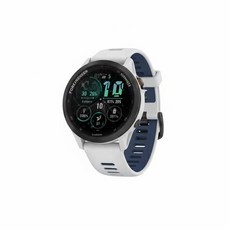 가민 포러너 265 러닝 스마트워치, 화이트스톤, 46.1mm, GPS + 블루투스