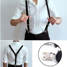 남녀공용 세련스타일 패션템 Y자 서스펜더 멜빵 벨트muj3+5Njf