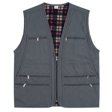 노블진 1+1 기모 작업복조끼 방한조끼 다용도 주머니많은조끼