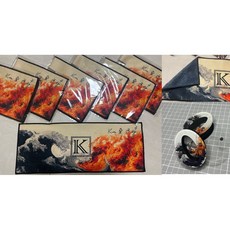 Ken桑手作 槍箱巾 初代棉繩水深棒 釣魚裝備收納清潔必備, 1個, 馬卡龍