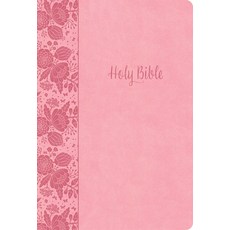 (영문도서) KJV Large Print Thinline Bible Value Edition Soft Pink Leathertouch Imitation Leather, Holman Bibles, English, 9798384517948
