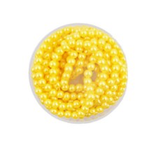 장식구슬 5000 노랑 10mm 칼라구슬 공예재료 목걸이만들기 비즈구슬