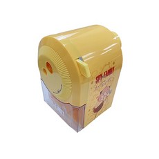 間諜家家酒大小通吃可調式削筆機WP045301, 1個, 黃色, 黃色