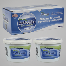 네이처스 에어스펀지 차량 실내용 탈취제 454g 2개