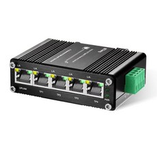 기가비트 1000MBPS RJ45 스위치 100 산업 레일 DIN 장착 이더넷 분배기, 5 Port Switch
