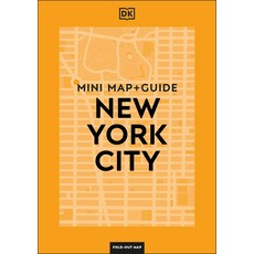 (영문도서) DK Eyewitness New York City Mini Map and Guide Paperback, DK Eyewitness Travel, English, 9780241718964