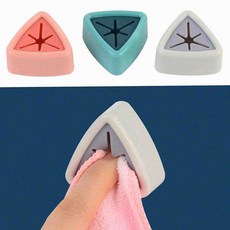 온몰 무타공행주걸이 싱크대정리 주방타올걸이, 핑크