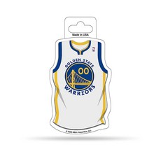 Rico Industries NBA 농구 골든 스테이트 워리어 12.1cm x 12.7cm 모양 컷 헬멧 데칼, 골든 스테이트 워리어스