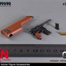 마우저 밀리터리 권총 홀스터 모델 장면 군인 액션 피규어 바디에 적합, 1개, 2. ZY2020