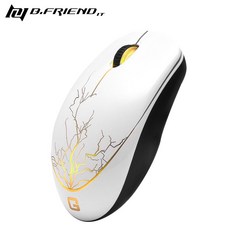 B.FRIEND GMOUSE LIGHTNING 遊戲滑鼠 AVAGO 3050 Sensor 1000Hz, 白, IGM1