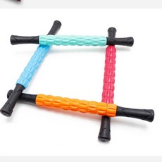 요가봉 마사지 스트레칭 폼롤러 헬스 등 근육 풀기 운동 안마, 1개, Io 블루