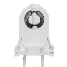 모아하드웨어 형광등소켓 DF-1032 삽입E형 꽃음형 전선길이 2000mm, 기타색, 1개